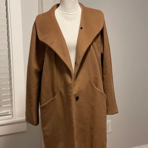 Wilfred pea coat from Aritzia. Size Large. Color - camel